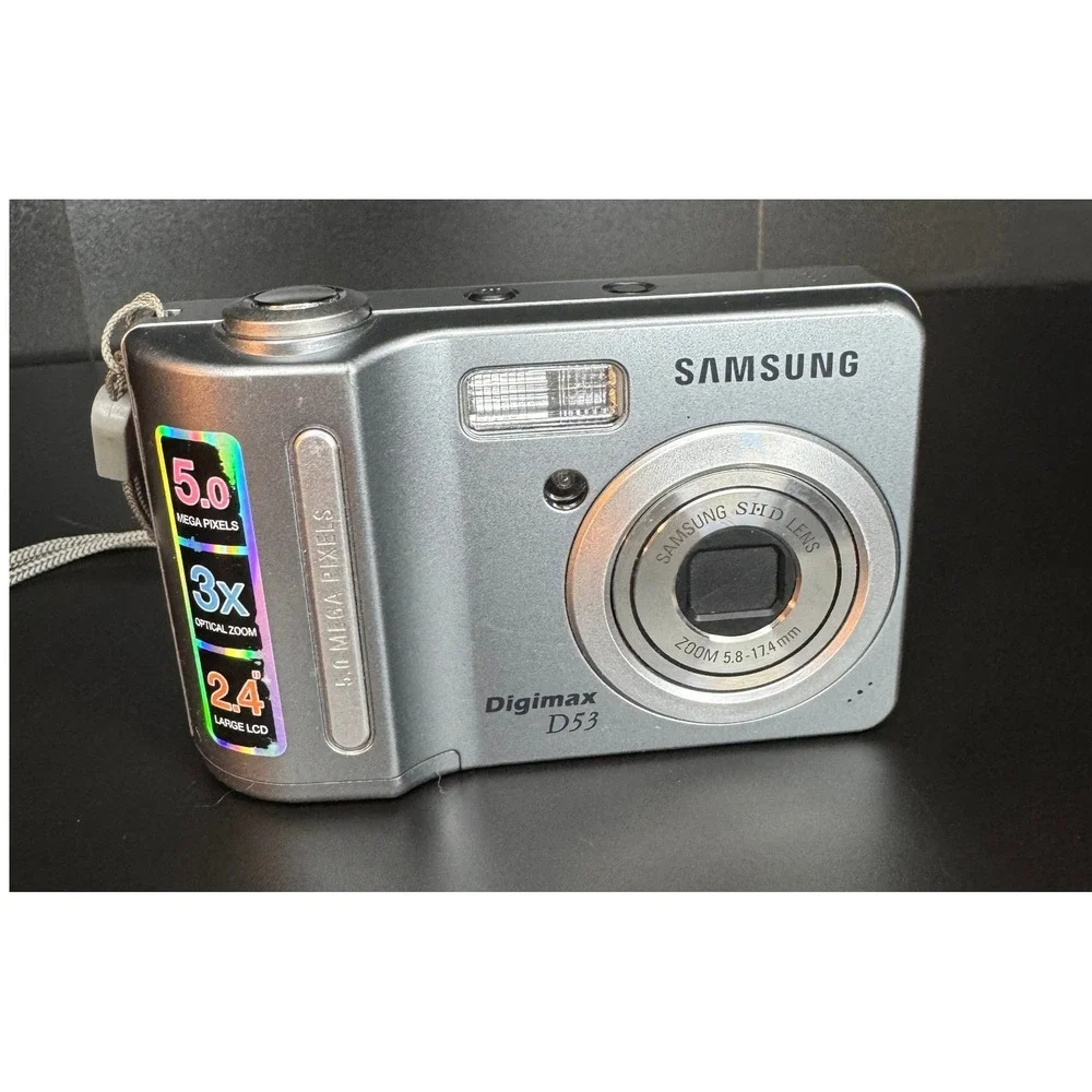 Samsung Digimax D53 Digital Camera Silver 5MP *READ*